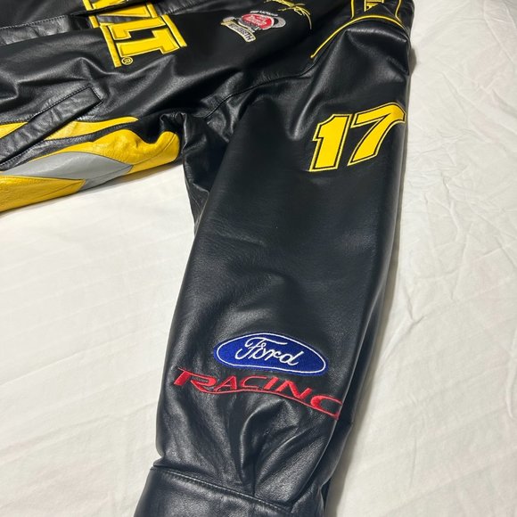 NASCAR Winston Cup Champion 2003 DeWalt Matt Kenseth #17 Leather Jacket - Picture 3 of 15